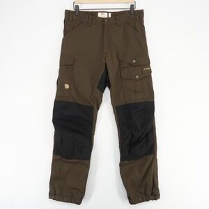 Fjallraven Vidda Pro Pants Mens 32 Regular Brown Cargo Outdoor Hiking G-1000